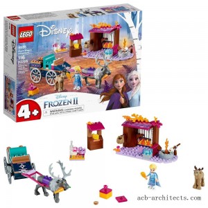 LEGO Disney Frozen II Elsa’s Wagon Carriage Adventure Building Kit and Elsa Doll 41166 - Sale