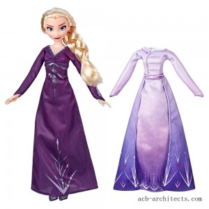 Disney Frozen 2 Arendelle Fashions Elsa Fashion Doll With 2 Outfits - Sale